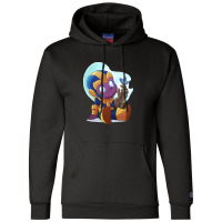 Cute Baby Thanos (low Poly Abstract) Zoomout Effect Champion Hoodie | Artistshot