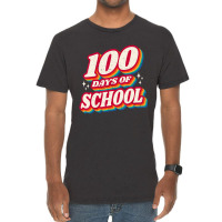 Cute 100 Days Of School And Still Loving It Hearts Vintage T-shirt | Artistshot