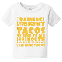 Funny Its Raining Tacos Tshirt For Men Women & Kid Baby Tee | Artistshot