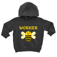 Worker Bee Funny Beekeeping Text Graphic T Shirt Toddler Hoodie | Artistshot