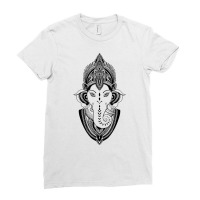 Ganesha God Deity Indian India Yoga Meditation T S Ladies Fitted T-shirt | Artistshot