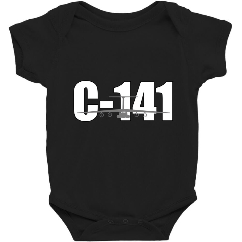 C141 Starlifter Airplane Aviation Enthusiasts Pull Baby Bodysuit by scrabeck | Artistshot