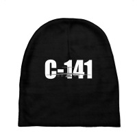 C141 Starlifter Airplane Aviation Enthusiasts Pull Baby Beanies | Artistshot