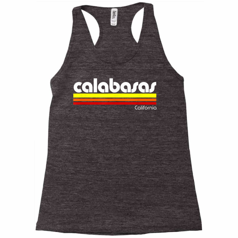 Retro Calabasas California T Shirt Racerback Tank by TeaMenShop | Artistshot