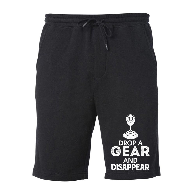 Drop A Gear And Disappear Stick Shift Manual Trans Fleece Short | Artistshot