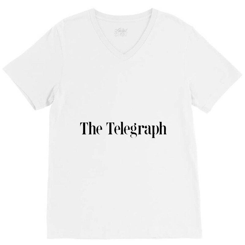 The Telegraph Classic V-neck Tee | Artistshot