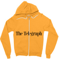 The Telegraph Classic Zipper Hoodie | Artistshot