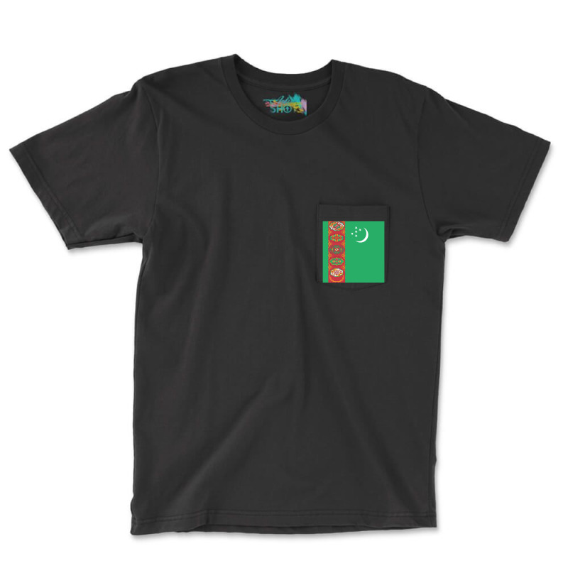 Turkmenistan Pocket T-shirt | Artistshot