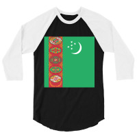 Turkmenistan 3/4 Sleeve Shirt | Artistshot