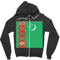 Turkmenistan Zipper Hoodie | Artistshot