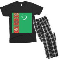 Turkmenistan Men's T-shirt Pajama Set | Artistshot