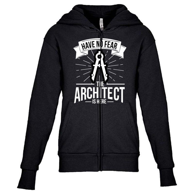 Architect   Building Gift For Profession House Bui Youth Zipper Hoodie | Artistshot