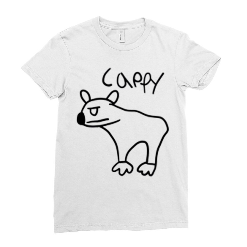 Cappy, The Angry Capybara Premium T Shirt Ladies Fitted T-Shirt by scrabeck | Artistshot