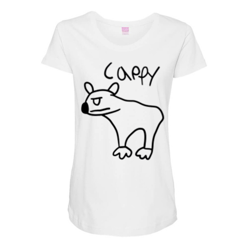 Cappy, The Angry Capybara Premium T Shirt Maternity Scoop Neck T-shirt by scrabeck | Artistshot