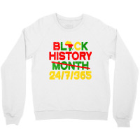 Womens Bhm 2023 Shirt Black History 365 Melanin Pr Crewneck Sweatshirt | Artistshot