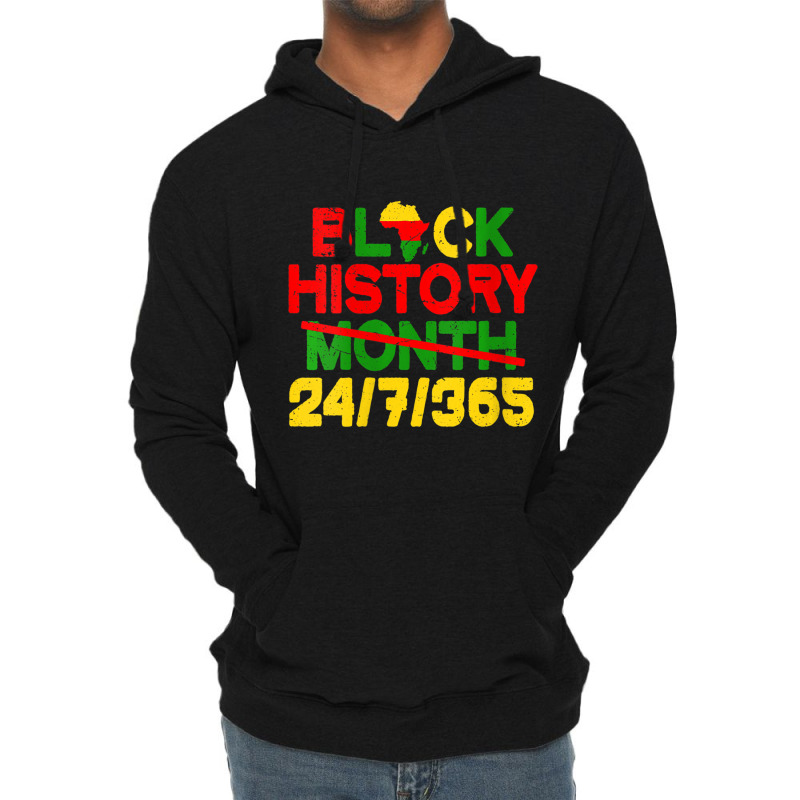 Womens Bhm 2023 Shirt Black History 365 Melanin Pr Lightweight Hoodie | Artistshot