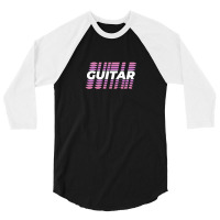 Guitar Musical Instrument Guitarist 3/4 Sleeve Shirt | Artistshot