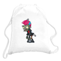 Plants Vs Zombies Punk Zombie Classic Drawstring Bags | Artistshot