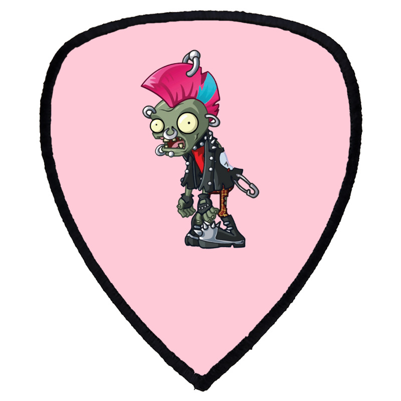 Plants Vs Zombies Punk Zombie Classic Shield S Patch | Artistshot