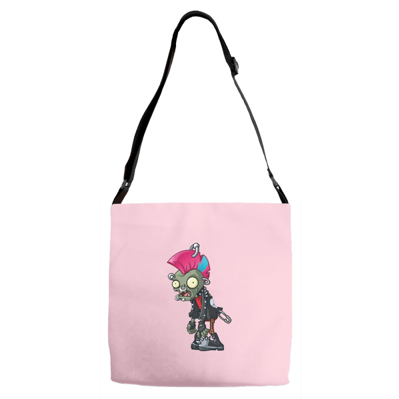 Plants Vs Zombies Punk Zombie Classic Adjustable Strap Totes | Artistshot