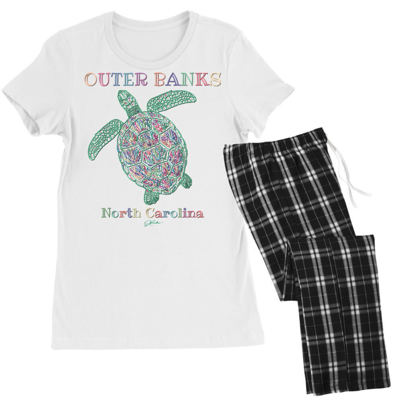 Jcombs Outer Banks, North Carolina, Sea Turtle T S Women's Pajamas Set by ewubea | Artistshot