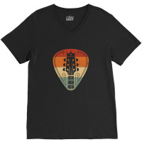 Guitar Pick V-neck Tee | Artistshot