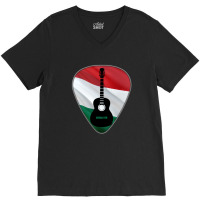 Guitar Pick Ireland V-neck Tee | Artistshot