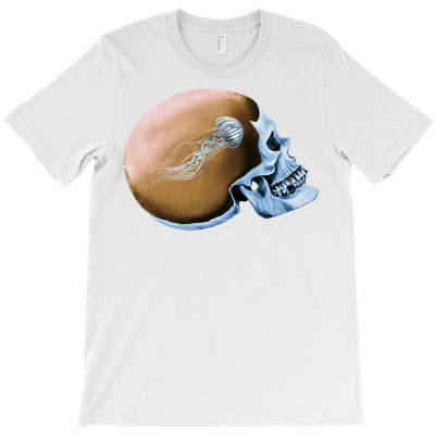 Jellyfish - Skull T-shirt Designed By Şahin Aldıç