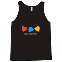 Guitar Pick Pun For The Guitarist With A Sense Of  Tank Top | Artistshot