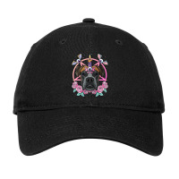 Pastel Goth Boxer Pagan Creepy Menhera Boxer Dog Adjustable Cap | Artistshot