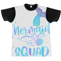 Mermaid Squad Cute Girls Birthday Squad Mermaid Ta Graphic T-shirt | Artistshot