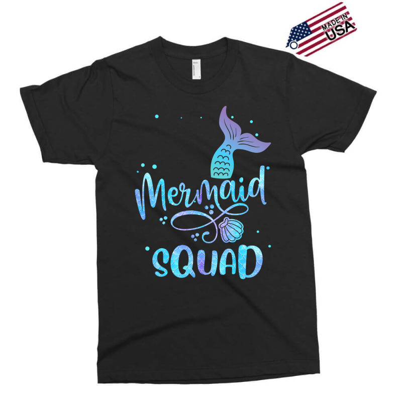 Mermaid Squad Cute Girls Birthday Squad Mermaid Ta Exclusive T-shirt | Artistshot