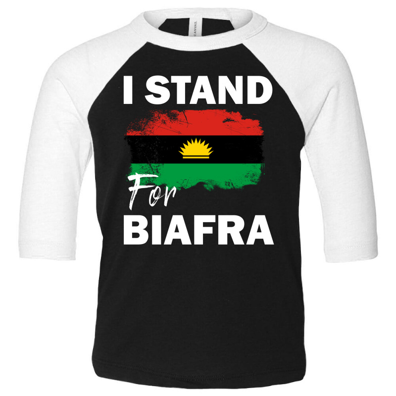 I Stand For Biafra Toddler 3/4 Sleeve Tee by cogentprint | Artistshot