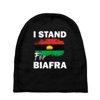 I Stand For Biafra Baby Beanies | Artistshot