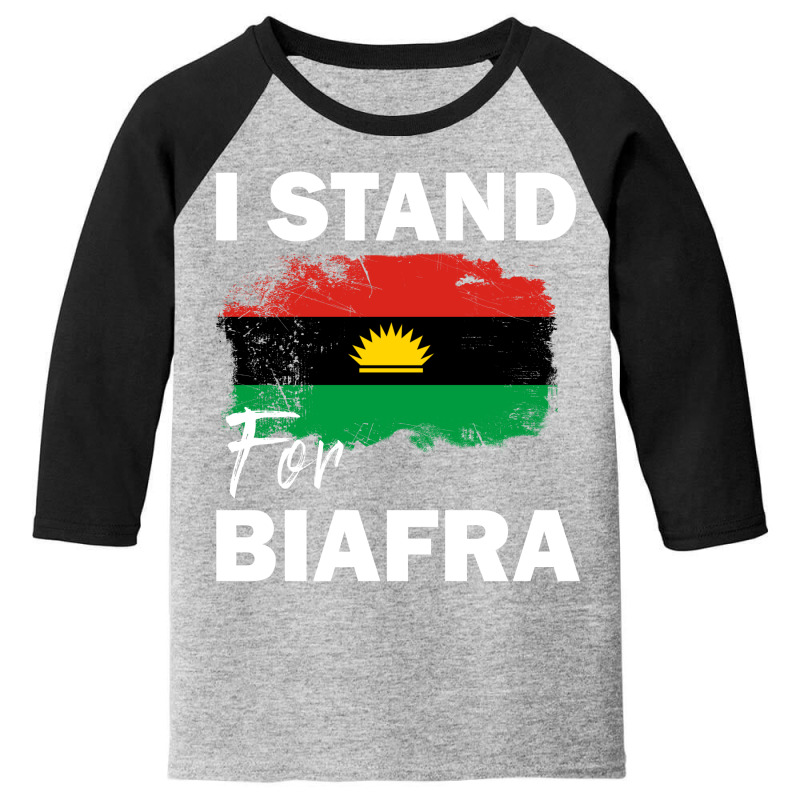 I Stand For Biafra Youth 3/4 Sleeve by cogentprint | Artistshot