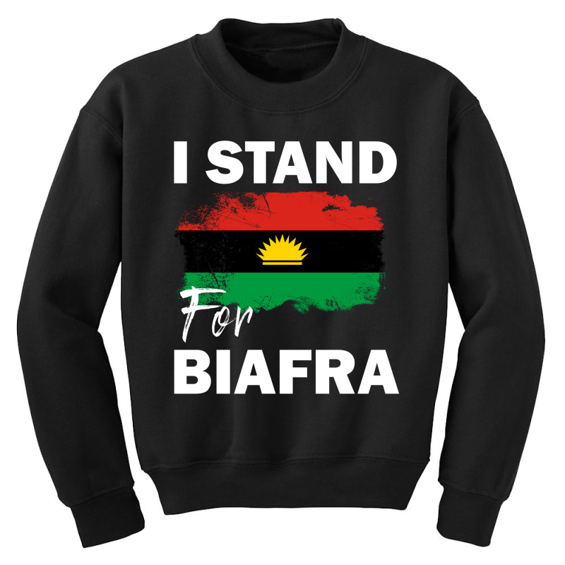 I Stand For Biafra Youth Sweatshirt by cogentprint | Artistshot