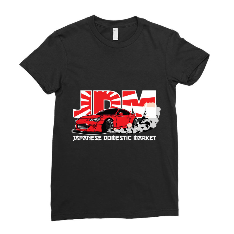 Japanese Domestic Market Jdm Car Pullover Hoodie Ladies Fitted T-Shirt by worrekal | Artistshot