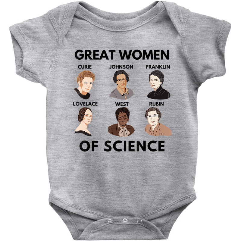 Great Women Of Science, Feminist And Stem Girls Em Baby Bodysuit by kranendon | Artistshot