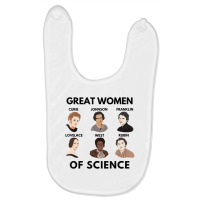 Great Women Of Science, Feminist And Stem Girls Em Baby Bibs | Artistshot