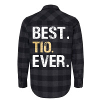 Mens Best Tio Ever Spanish Latin Mexican Gift From Flannel Shirt | Artistshot