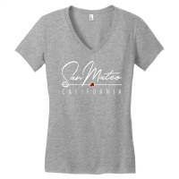 San Mateo Ca Sweatshirt Women's V-neck T-shirt | Artistshot