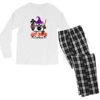 Forget Candy Just Give Me Coffee Men's Long Sleeve Pajama Set | Artistshot