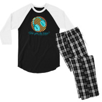 Music Happy Men's 3/4 Sleeve Pajama Set | Artistshot