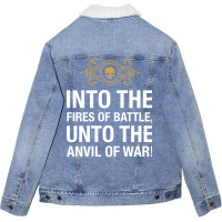 Salamanders Battlecry Miniature Wargaming Gaming Unisex Sherpa-lined Denim Jacket | Artistshot