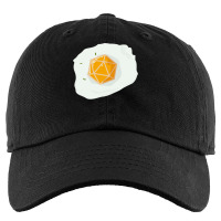 Polyhedral D20 Dice Sunny Side Up Egg Kids Cap | Artistshot