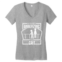 Physical Therapy Gait Analyzing Physiotherapy Ther Women's V-neck T-shirt | Artistshot