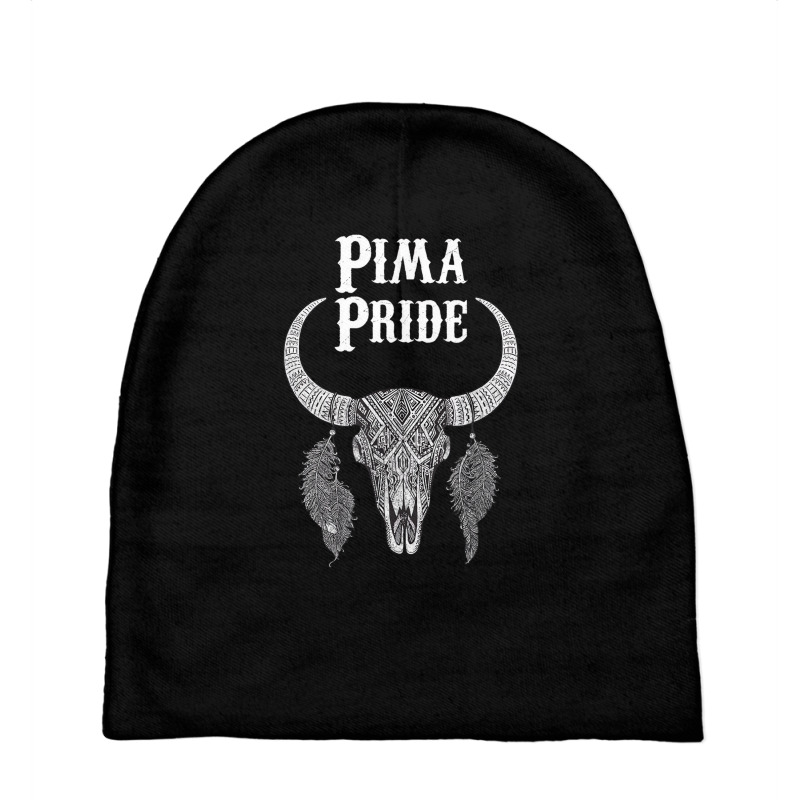 Pima Pride Tribe Native American Indian Buffalo Pa Baby Beanies by saterseim | Artistshot