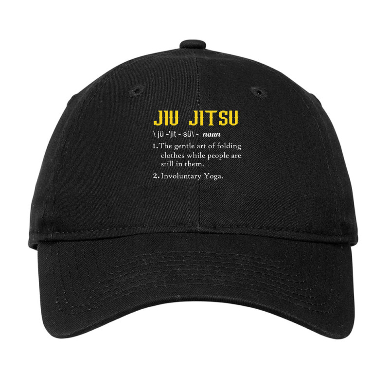 Fun Definition Of Jiu Jitsu Funny Jiu Jitsu Adjustable Cap by guiUPTEES | Artistshot