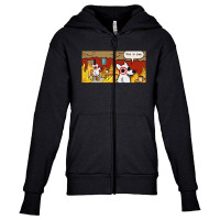 This Is Fine Bullseye Youth Zipper Hoodie | Artistshot