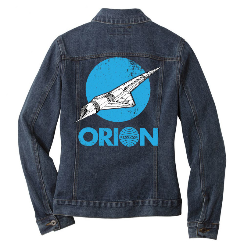 Orion Space Clipper Ladies Denim Jacket by tiemypanxav | Artistshot